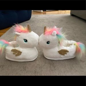 Unicorn slippers
